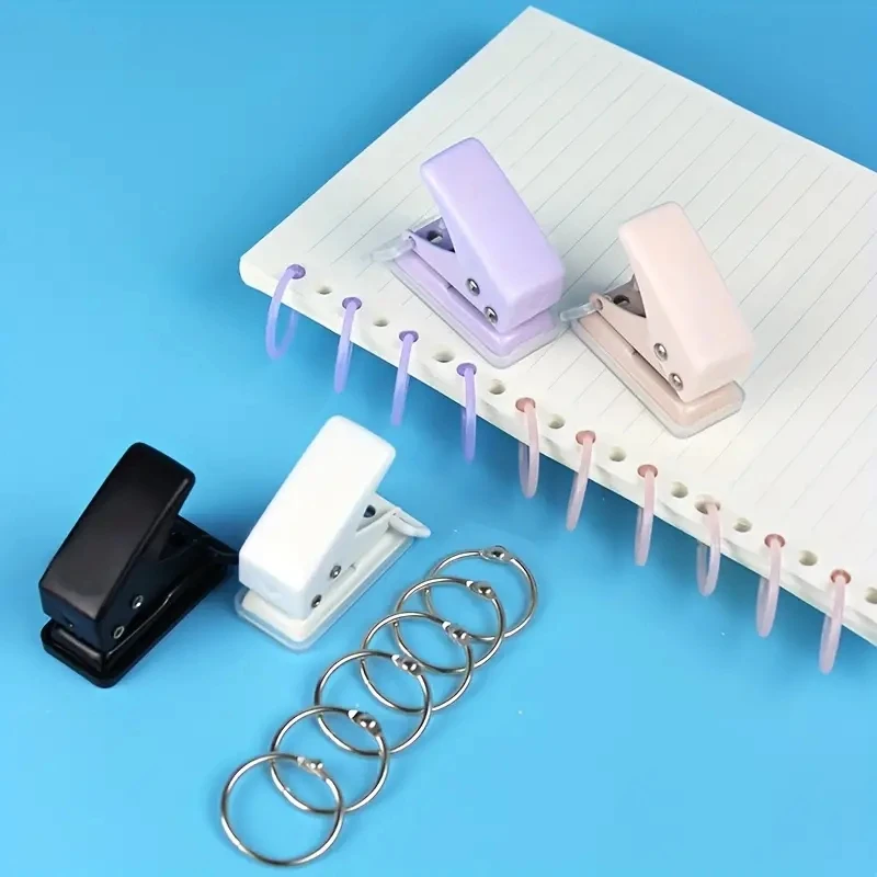 Хит продаж, канцелярские принадлежности, Круглый дырокол, металлический Железный материал, мини дырокол для бумаги