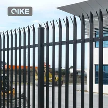 UK Palisade Fence security steel palisade fence 	metal pale fence outdoor industrial