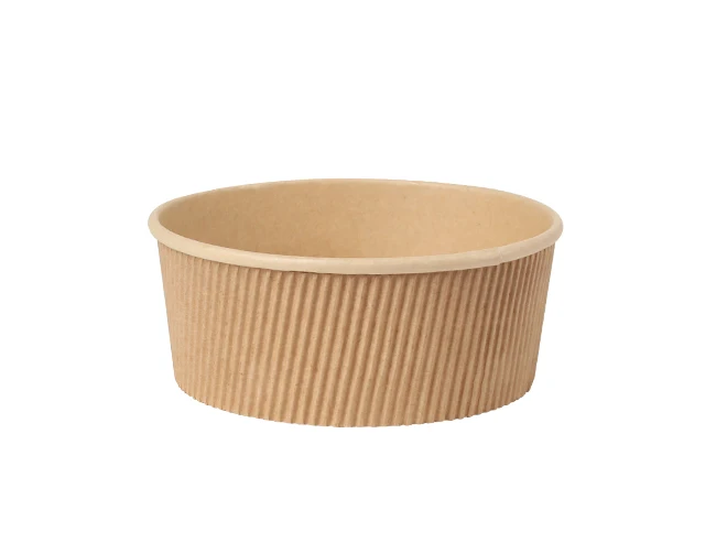 Sowinpak Eco Friendly Multi Color Food Container Paper Bowl with High Quality and Ripple Out Cover manufacture