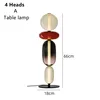 Lampe de table 4 têtes A
