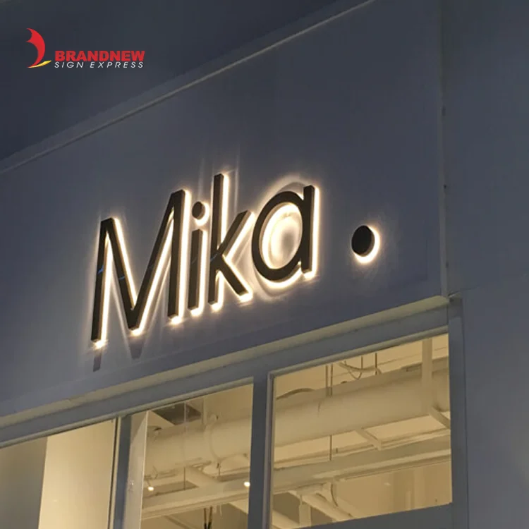 Shop Front Custom Outdoor Sign Big Led Letter Resin Signage Luminous Letter for Store Business Signs
