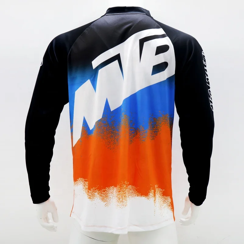 Футболка DH MX для горных и мотокроссов, мотоциклетная майка с длинным рукавом, одежда для мотокросса на заказ