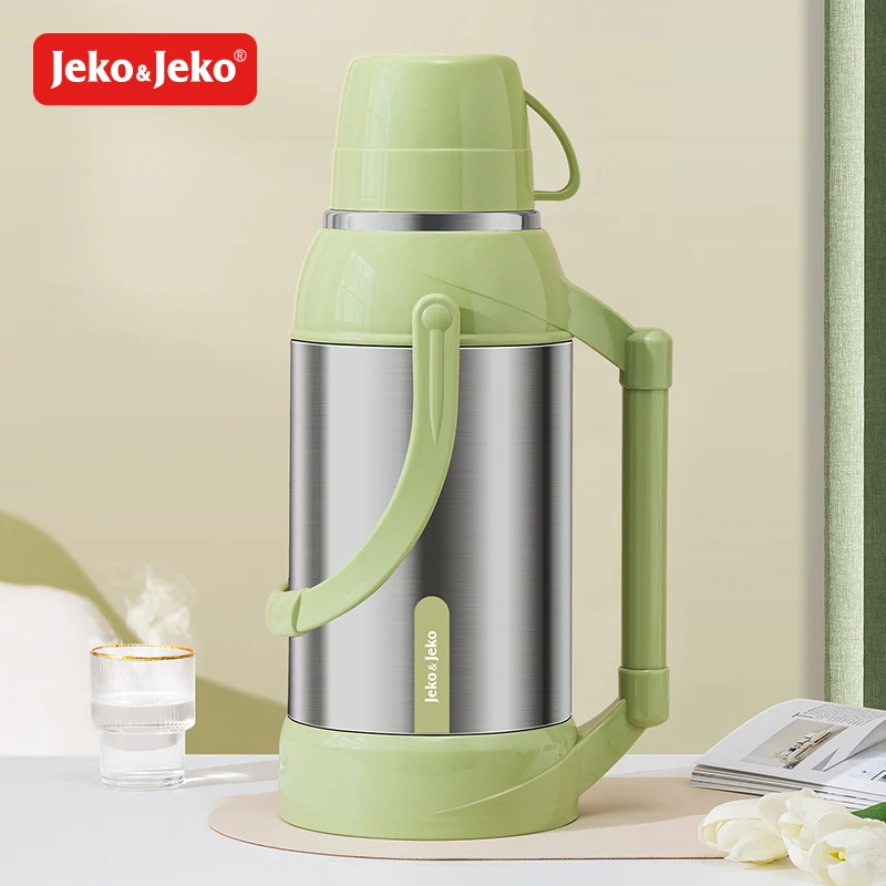 Jeko&Jeko Insulated Vacuum Flask 2L 3.2L Thermos Coffee and Tea Vacuum Flasks Kettle