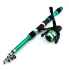 canne d'exportation verte +200 moulinets