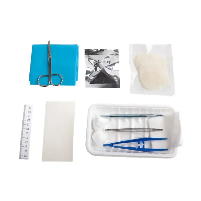 Medical disposable wound dressing kit manufacture