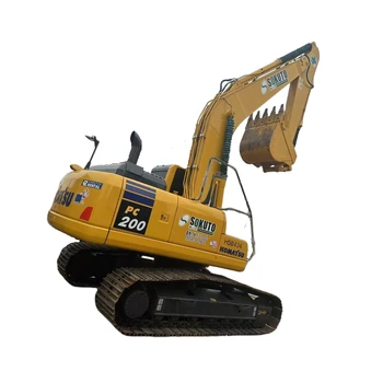 90% New Hot Selling Used Digger Komatsu PC200-8 Hydraulic Crawler Used Excavators