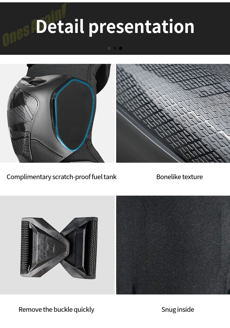 Kp10+ep 10 Motorcycle Knee Pads And Elbow Pads Breathable Protective