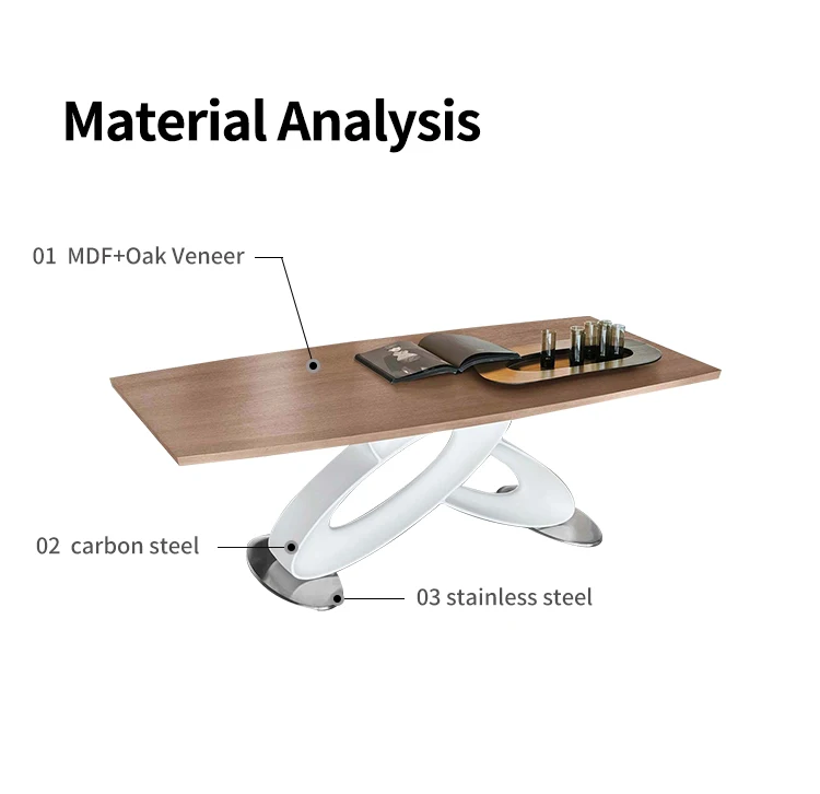 New Design Creative Dining Room Eating Table Clear Tempered Glass In