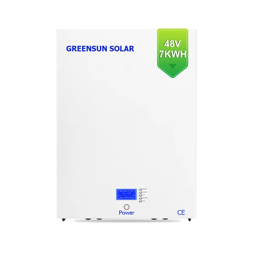 Greensun lithium deep cycle home 48v 150ah powerwall for backup solar