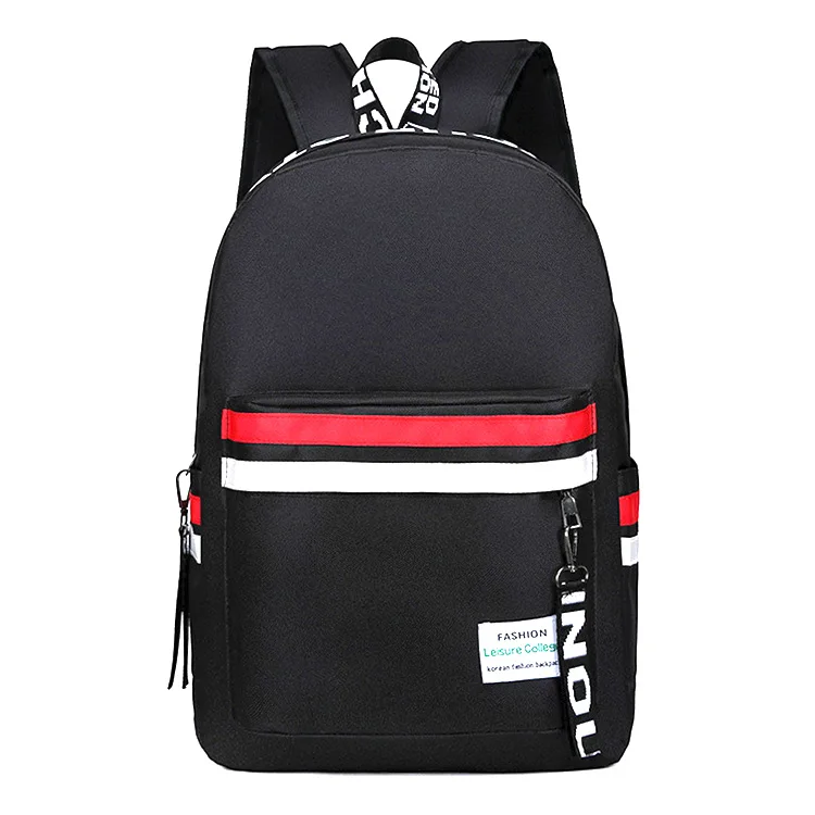 New design custom logo printing girl school backpack bag FZMT017