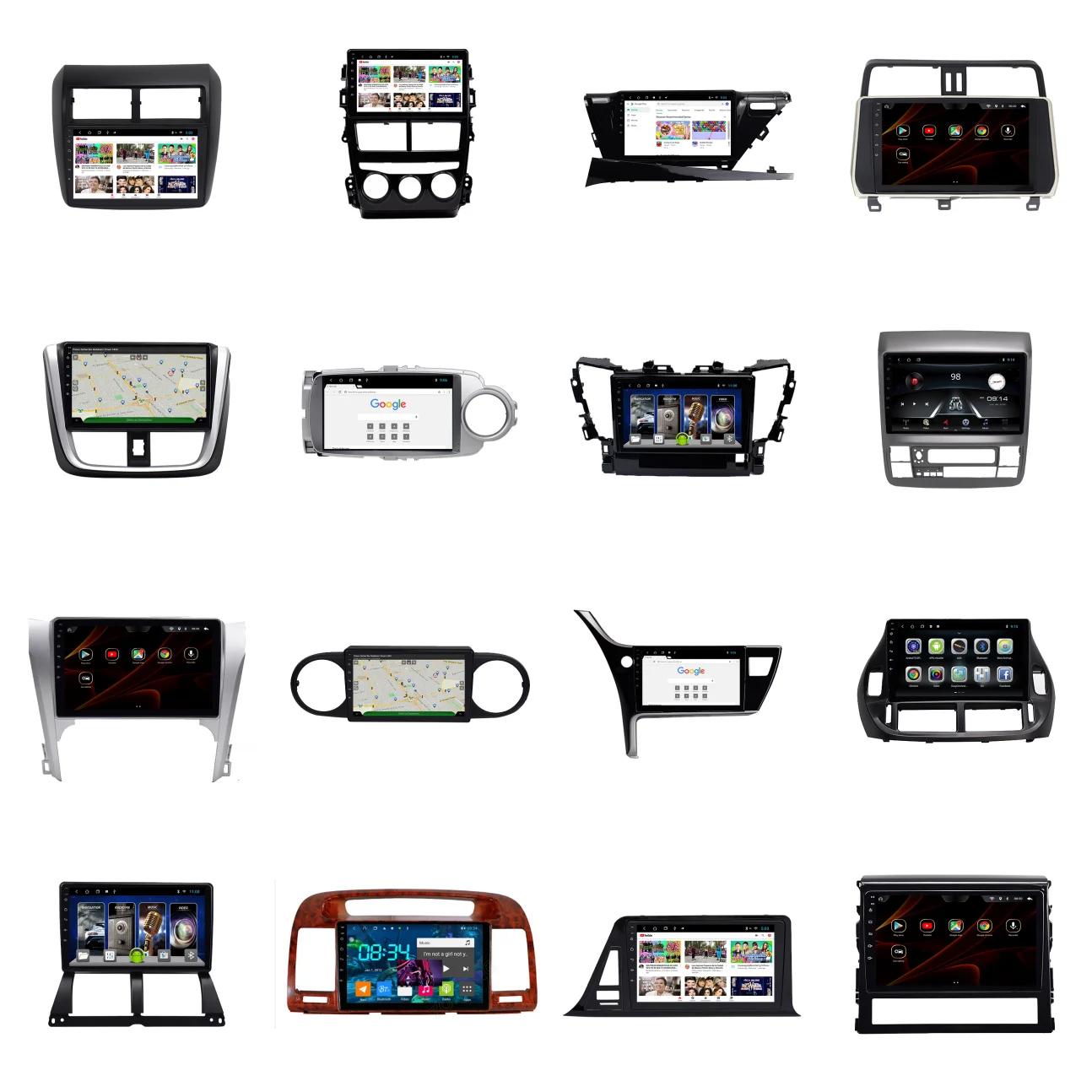 2 Din Car Radio Fascia Frame for Mercedes Benz Sprinter W211 W204 W210 ...