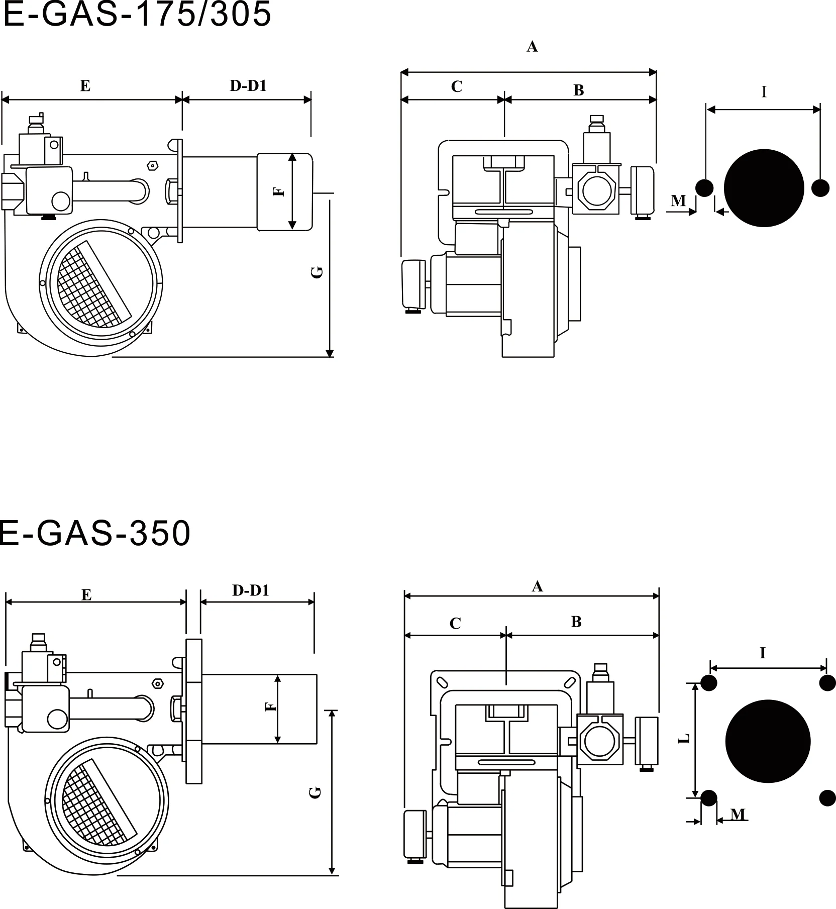 Energy Saving 174kw 220v Power Egas Series Light Gas Burner Buy