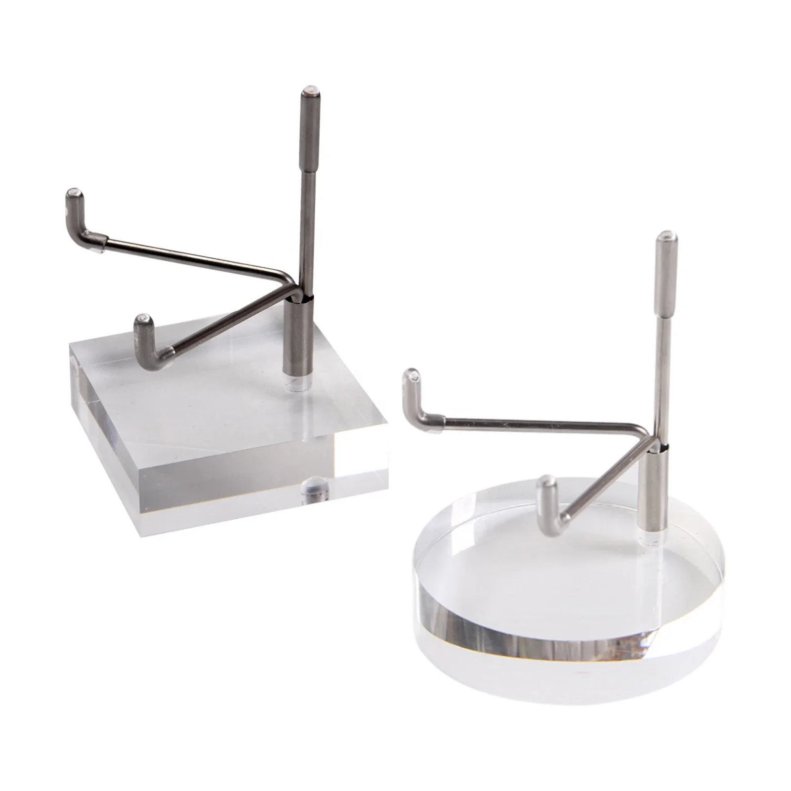 Support Métal Pour Minéraux Et Géodes - Présentoir En Fil De Fer Pour Collection De Pierres, Médailles Ou Petits Objets Décoratifs