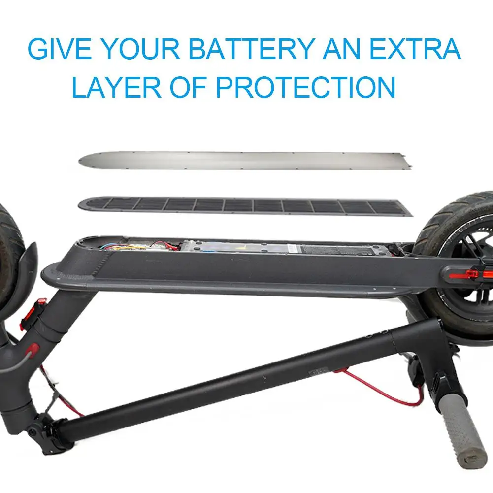 Plaque Inférieure De Protection Pour Batterie De Trottinette Xiaomi 4Pro – ABS + PC, étanche, Antirouille, 50 X 9,3 Cm, 180 G