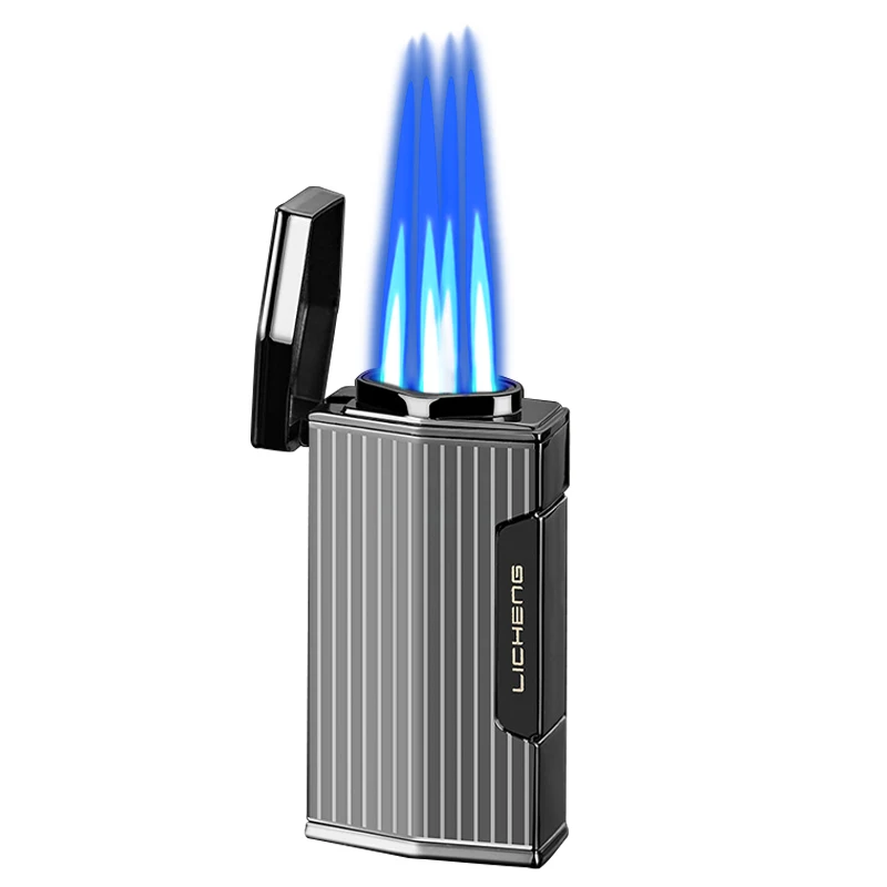 Accendino a doppio scopo elettrico a Gas accendino a getto antivento accendisigari a doppio arco accendino pieghevole a pistola regalo Gadget da uomo 15 Accendino a doppio scopo elettrico a Gas accendino a getto antivento accendisigari a doppio arco accendino pieghevole a pistola regalo Gadget da uomo 15