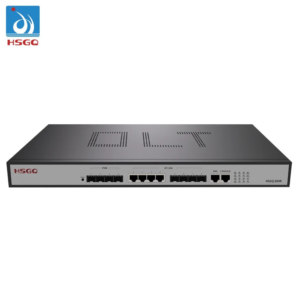 Hsgq 4 порта оригинальный Оптический линейный терминал GPON EPON GEPON OLT