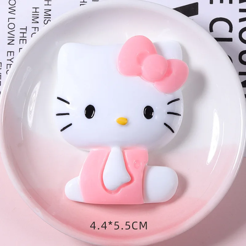 Big Size Matte Shinny Hello Kitty Resin Charms Diy Phone Case Hair Clip Decoration