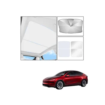 Wholesale Modely/3 Tesla Sunshade Refreshed Ice Crystal Side Window Skylight Insulated Car Sunshade for New Y Model