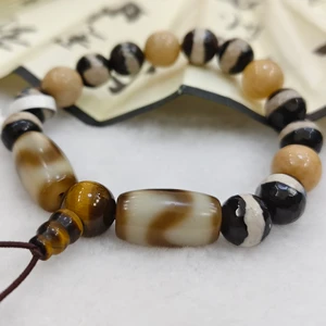 Hot Selling Unisex Vintage Agate Beaded Bracelets Wedding & Gift Jewelry