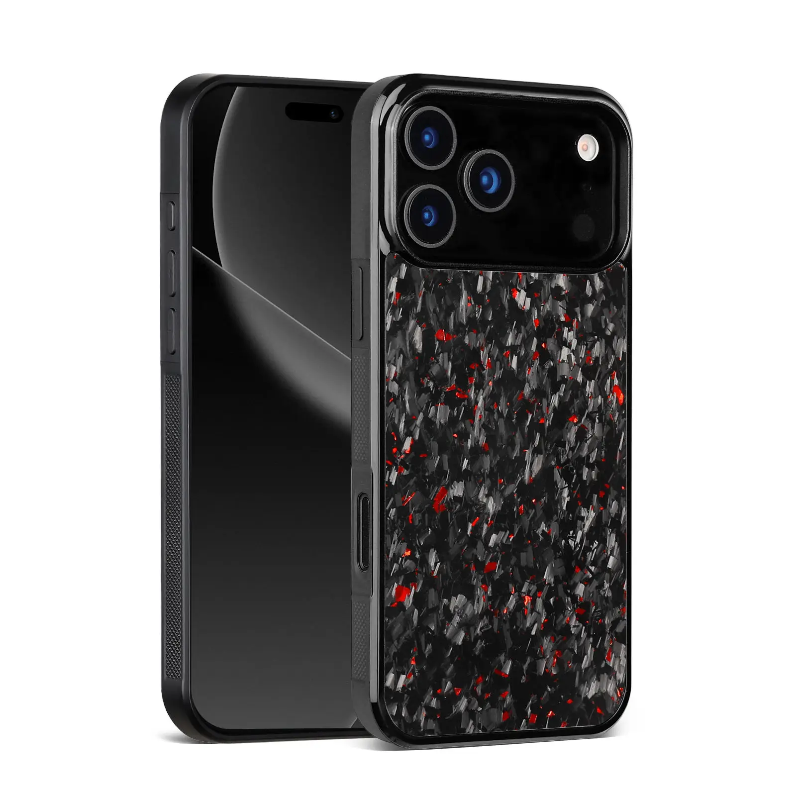 Anti Drop Magnetic Real Carbon Fiber Slim Dry Hard Pc Phone Cover Carbon Fiber Phone Case for Iphone 17 16 15 14 13 12 Pro Max