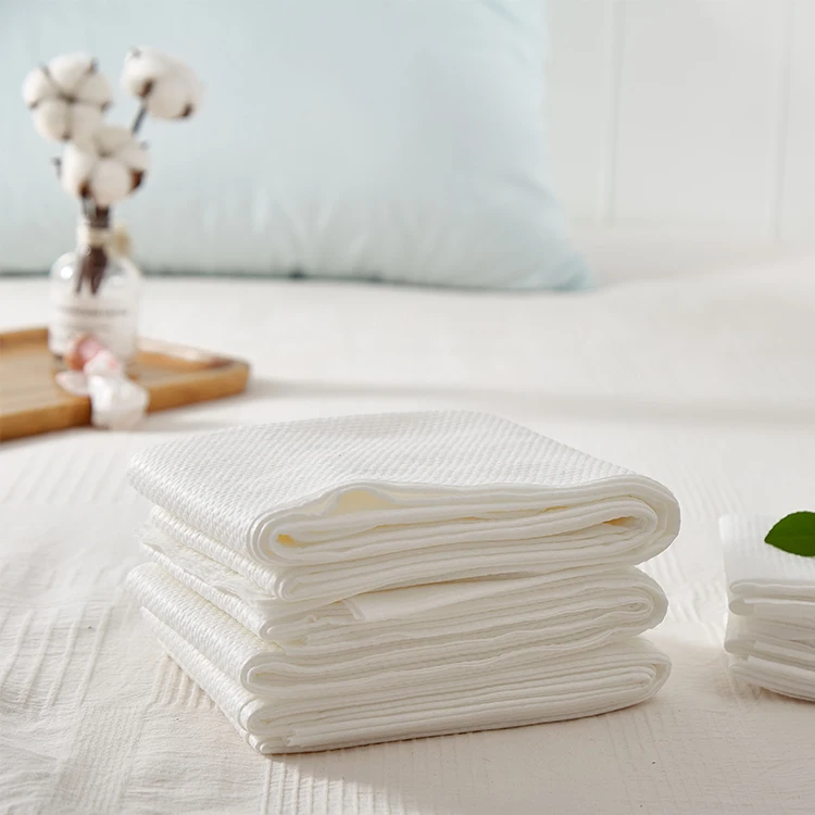 One time use towel 30 70cm skin friendly  spun-lace non-woven soft disposable face towel details