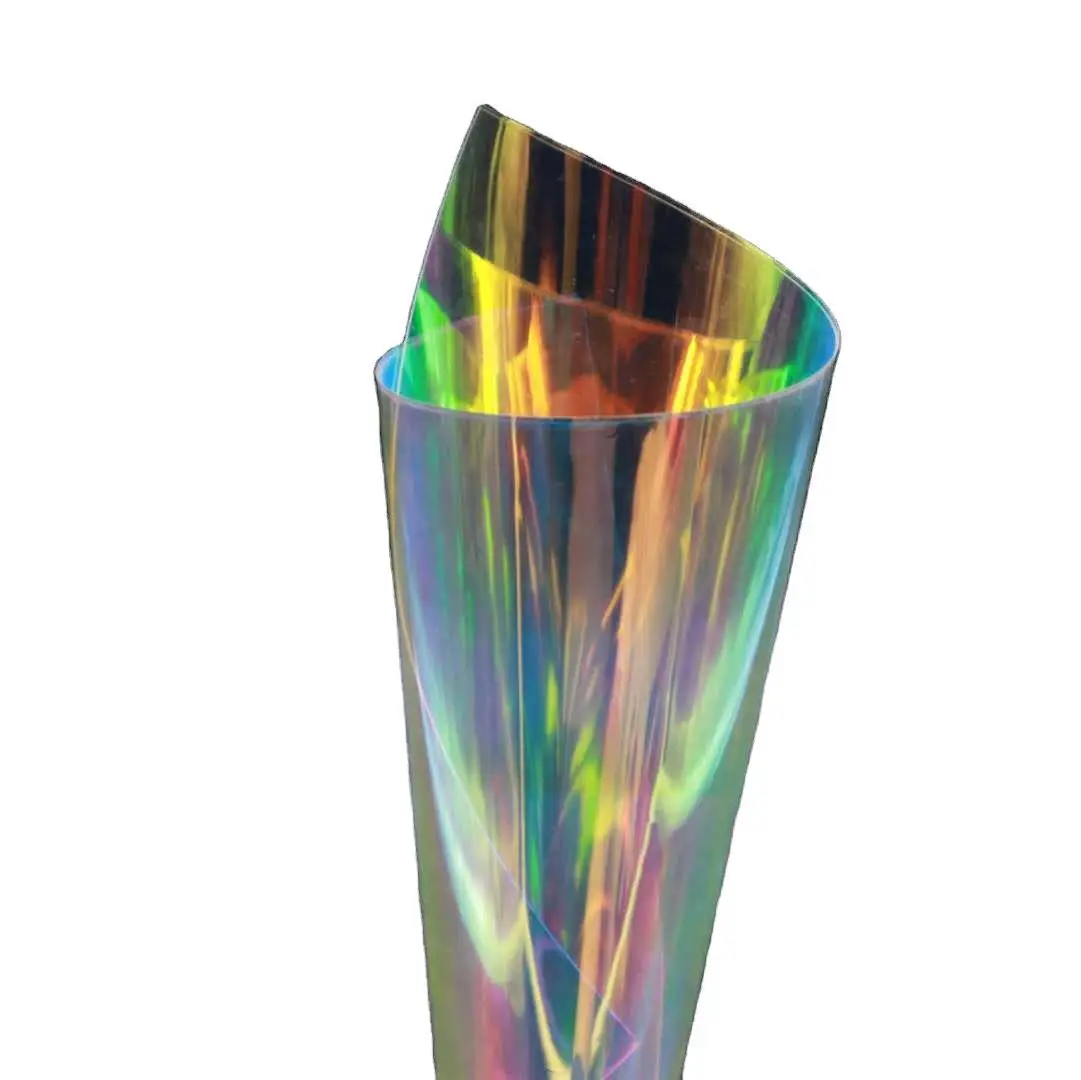 Водонепроницаемая прозрачная Переливающаяся пленка из термопластичного полиуретана для дождевика одежды сумки обуви и т.