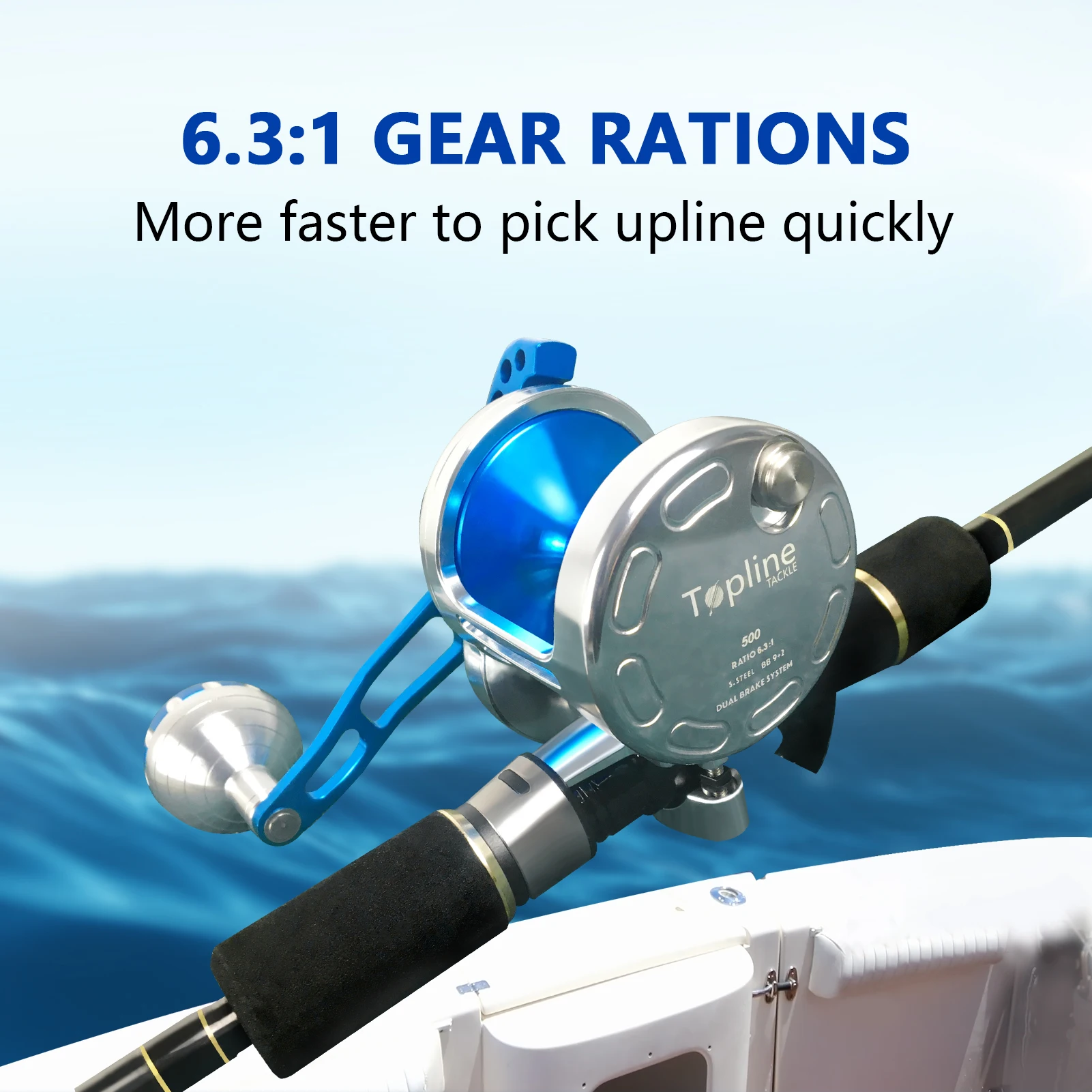 30kg Max Drag Aluminum Jigging Reel for Sea Fishing OEM