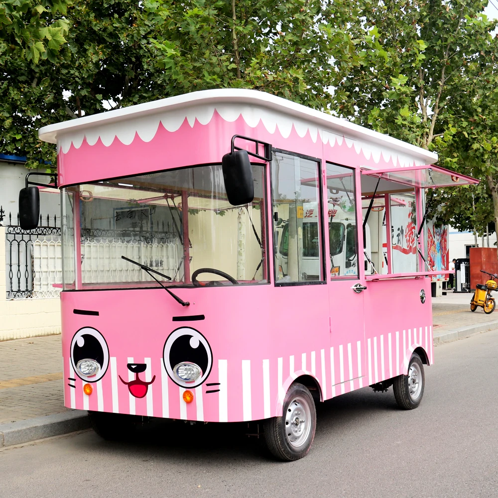 Available outdoor street fast food mobile food truck for with cooking equipment