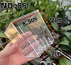 trasparente 8 cm (senza vassoio)