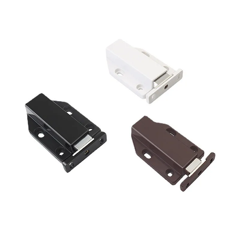 Furniture hardware Safety Cabinet touch magnetic catches push open door stopper latch push to open system latch