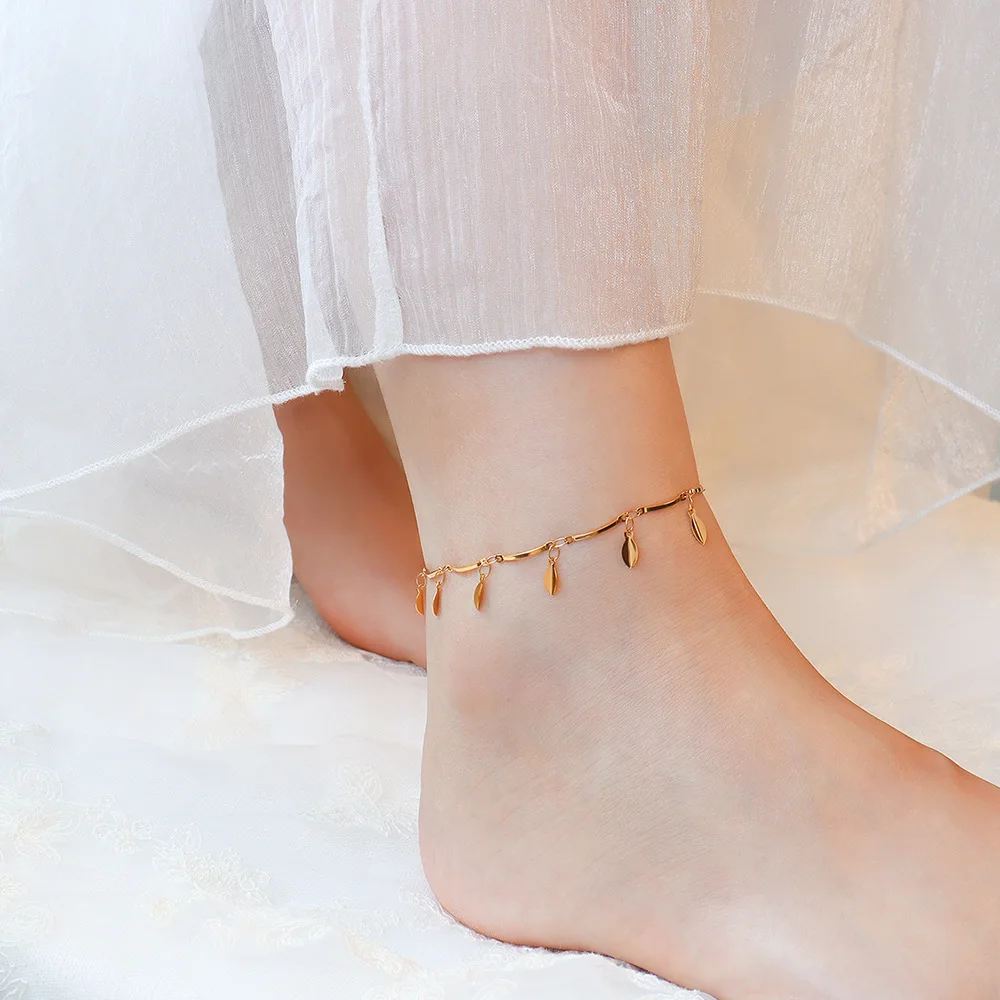 Handmade Babies Gold Anklets Brand New Fashion 18k Gold Plated
