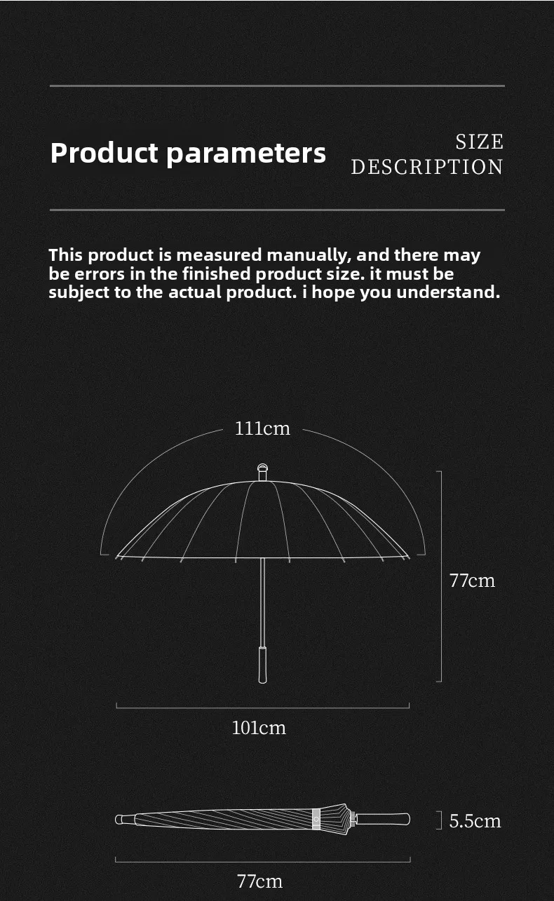 product custom vintage manual 24 ribs long straight wood handle umbrella with decorative tassels  storage bag for cosplay events  gift-6