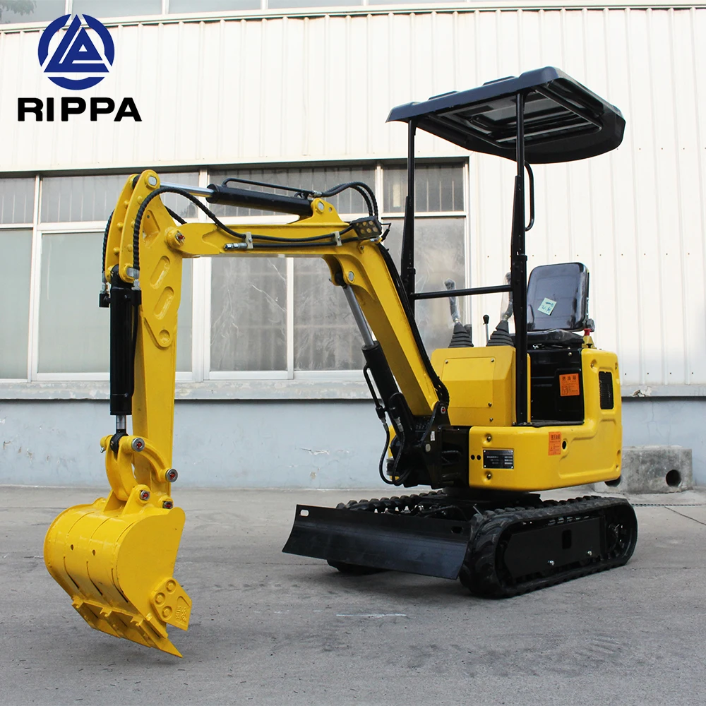 Rippa Mini Excavator Escavatore Earth-moving Machinery R319 1ton Mini ...