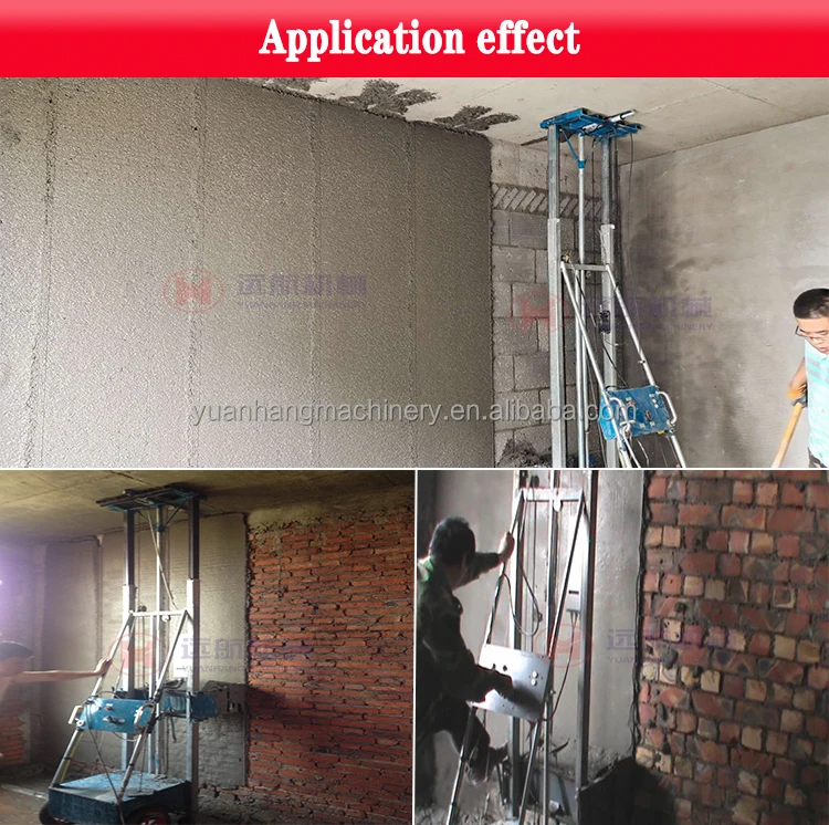 Automatic Wall Render Rendering Machine Brick Fly Ash Gesso Plastering Concrete Cement Spray Plaster Wall Plastering Machine