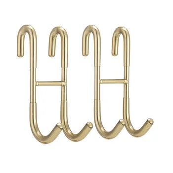 High Quality Stainless Steel Shower Door Hook Hanger Solid over Door Towel Rack for Bathroom or Glass Door for Clothing