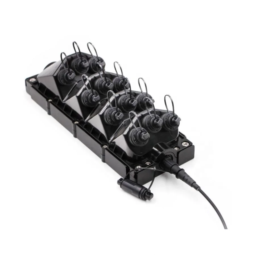 SC APC FTTA Fiber Optic Termination Box FTTH 4 Ports With 1x4 Splitter