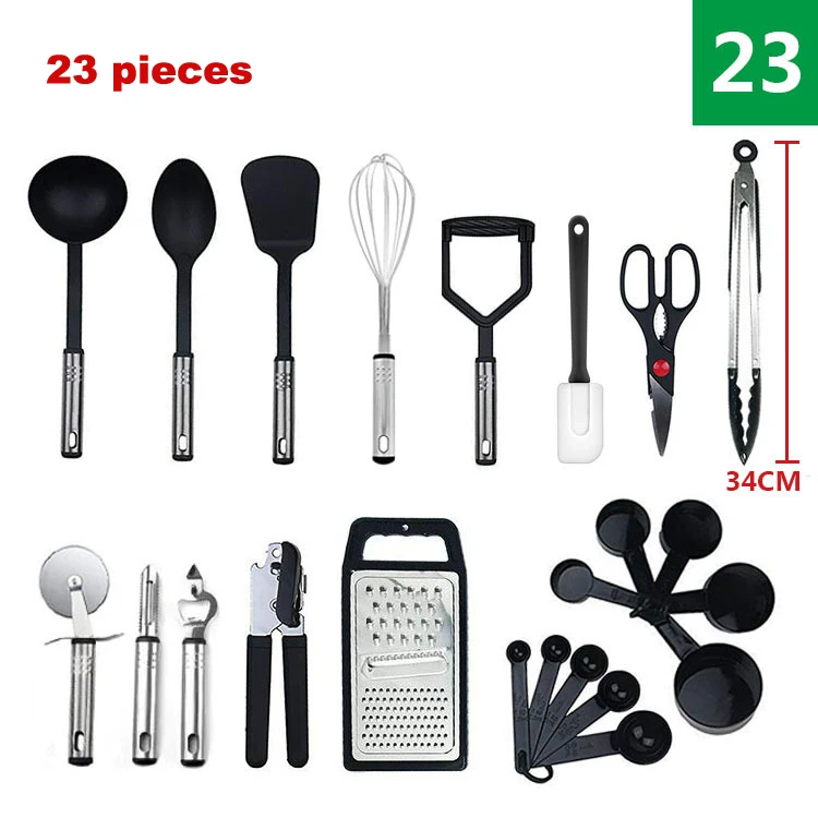 42 Pieces Nylon Cooking Utensils Kitchen Utensils with Spatula Cookware Set Kitchen Tool Set