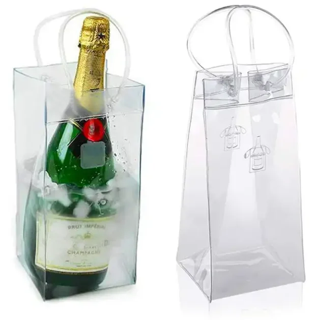 Beer Red Wine Ice Bags 2 Bottle Wine Cooler Bag Pvc Ice Bag Wine Bottle