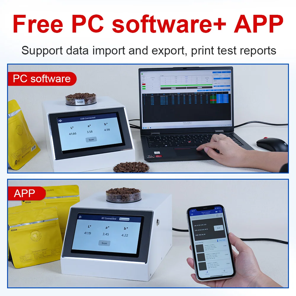 Real Factory LS177C Agtron Analyzer Color Meter Roasted Coffee Bean Analyzer Coffee Colorimeter