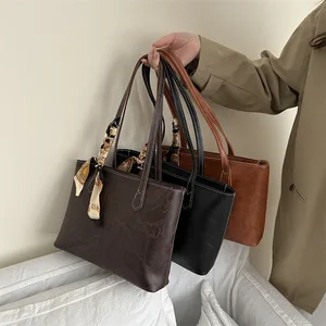 Popular Women's Shoulder Bag PU Leather Crossbody Messenger Bag Elegant Handbag Luxury Designer Classic Tote