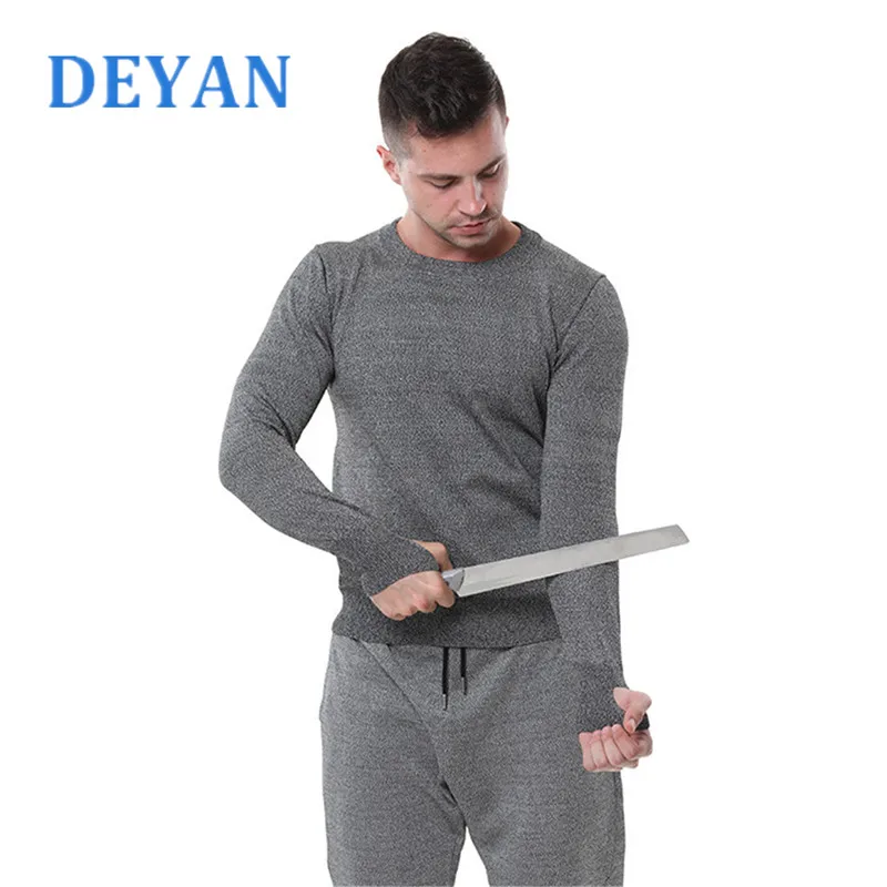 Полицейская персональная тактическая футболка для самозащиты DEYAN мужская куртка защиты от резки и ударов защитное