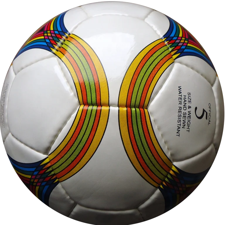 Top Quality Football Genuine Matchball Size 5 Hand Stiched Pu leather Soccerball 