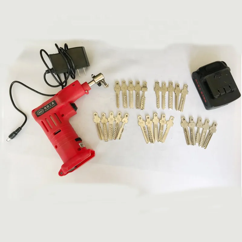JSSY Dimple Lock Pick Gun Electrique  Electronic Bump Pick Opener Tools