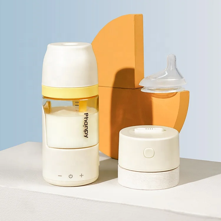 Smart Round Shape Milk Bottles Custom Simulated Breast Feeding Bottle Heater Thermostatic Water Bottle