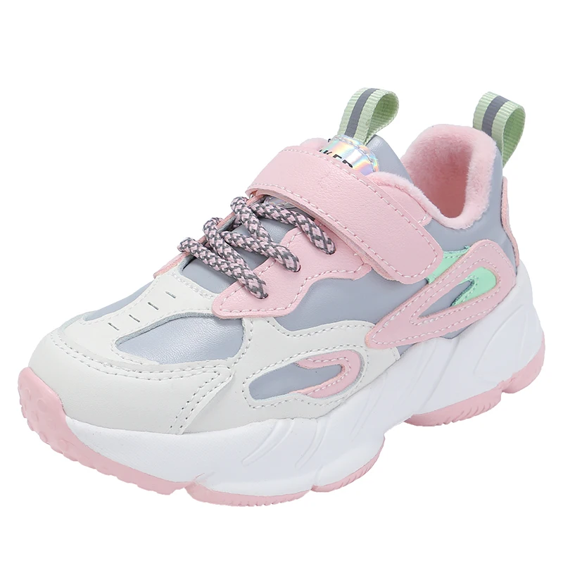 Модные кроссовки для мальчиков на шнуровке из ПУ кожи Oem