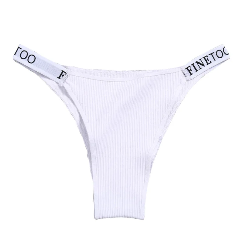 Custom Letter Womens Panties Thong Low Waist Sexy Lingerie Brief Seamless Panty Women Underwear 7108