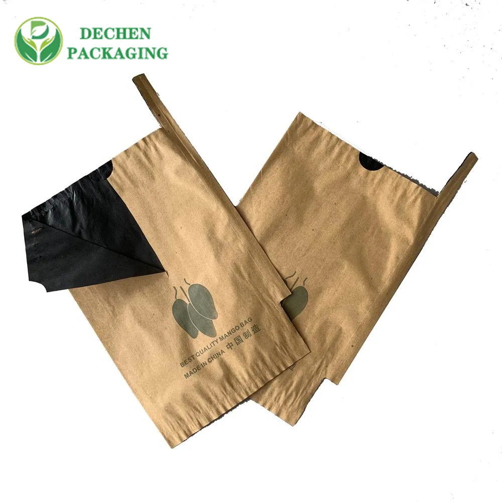 Bolsa de papel de cultivo de caqui de embalaje de protección de pera de manzana