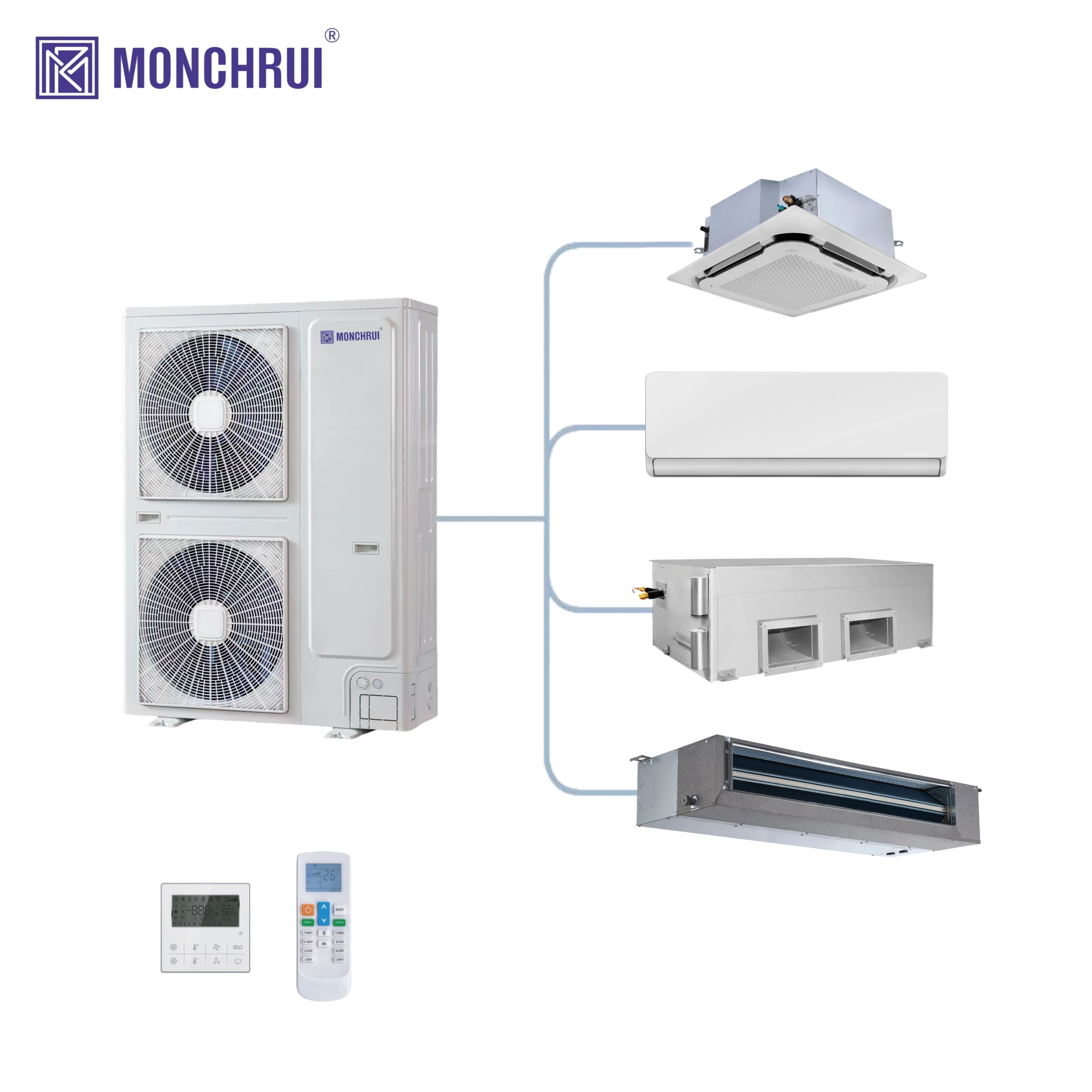 Multi Split System Vrf Systems For Homes CE Certification