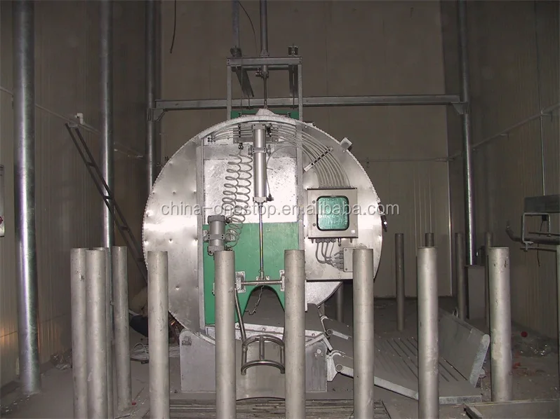 Religious halal cattle rotary kill box for slaughterhouses