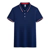Navy blue Trapezoidal collar